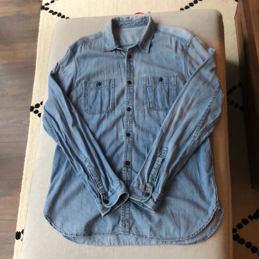 ✨Oversized GAP Denim Shirt Sz L Men's✨